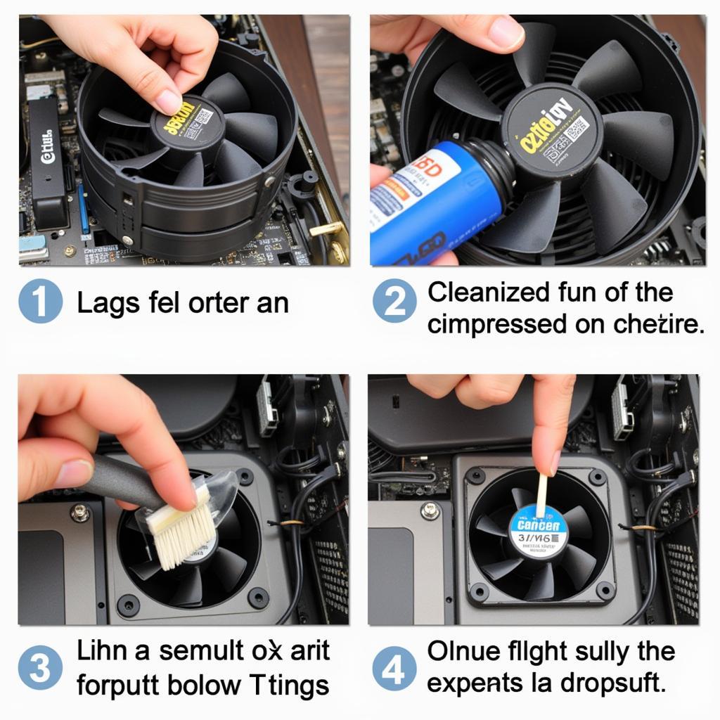 Cleaning a Computer Fan