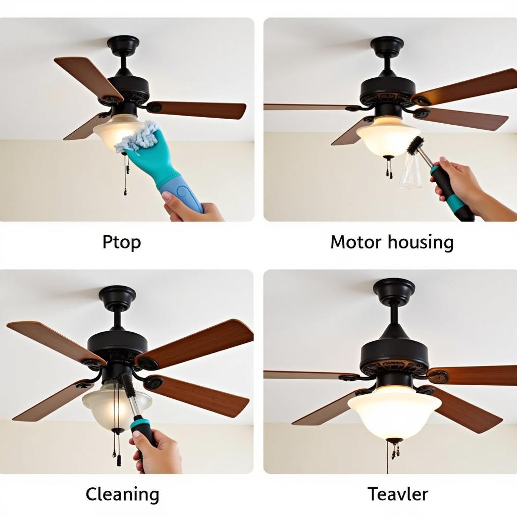 Cleaning a Home Depot Ceiling Fan