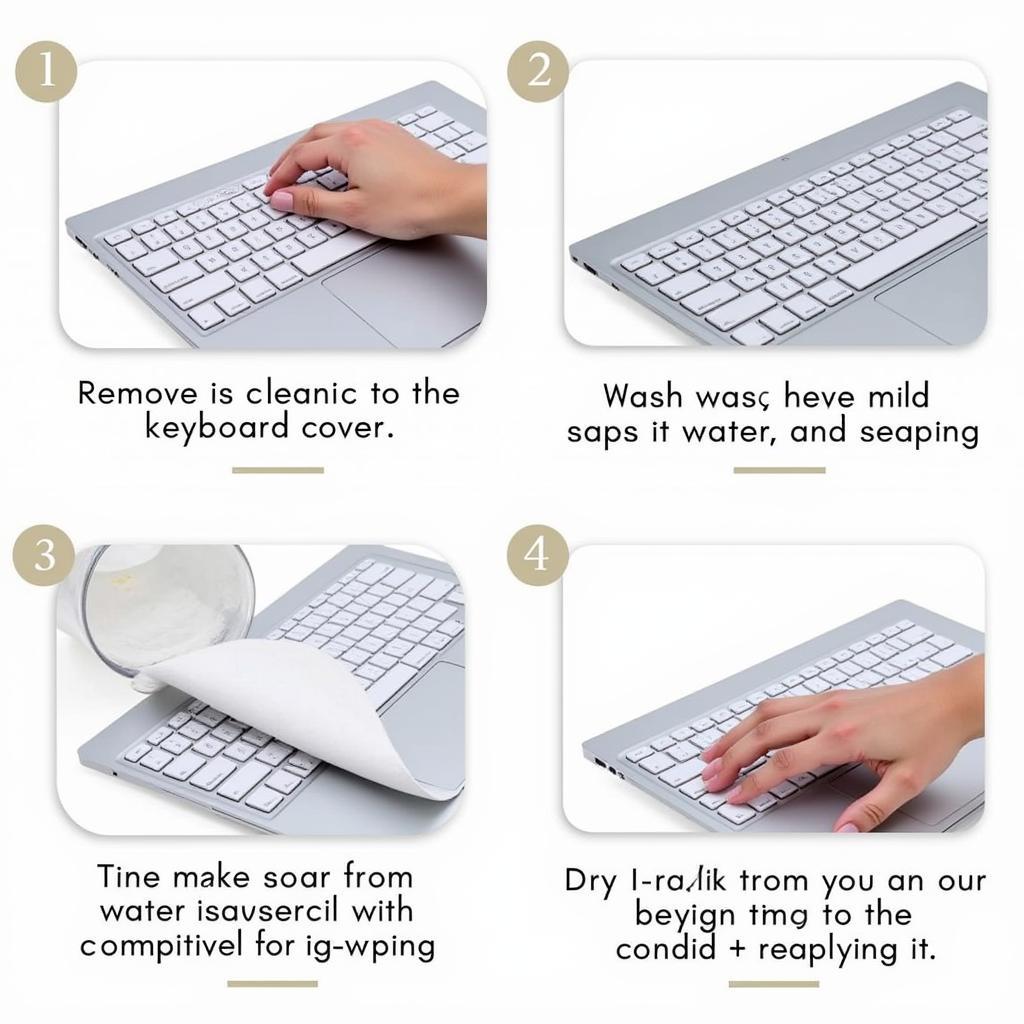 Cleaning a Keyboard Cover