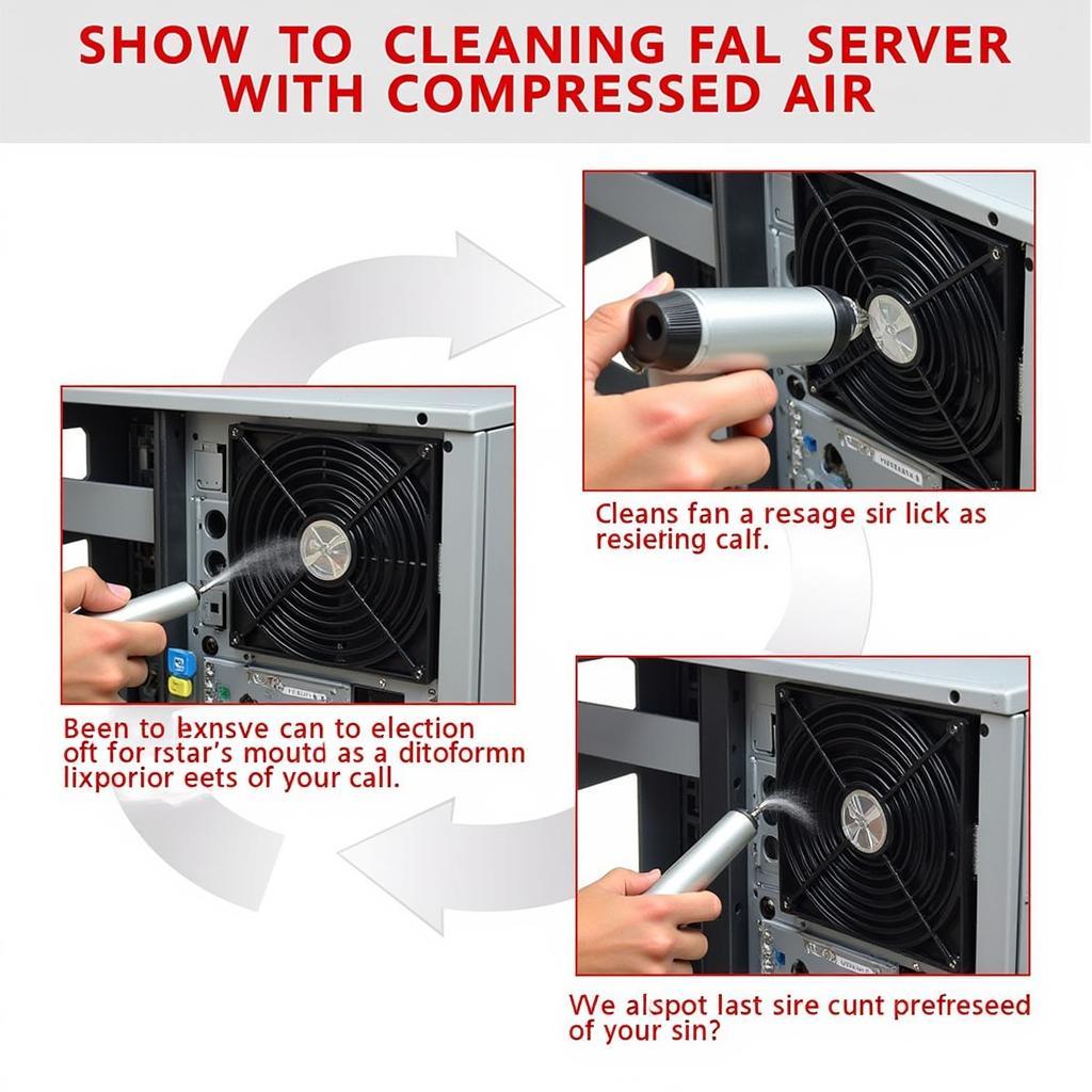 Cleaning the Fan in a Lenovo x3250 M5 Server