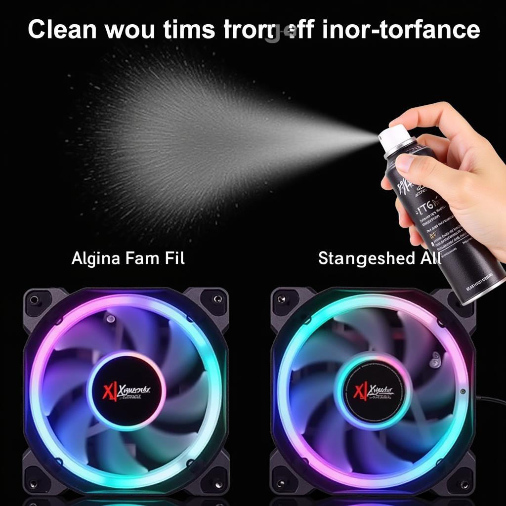 Cleaning Xigmatek LED Fans