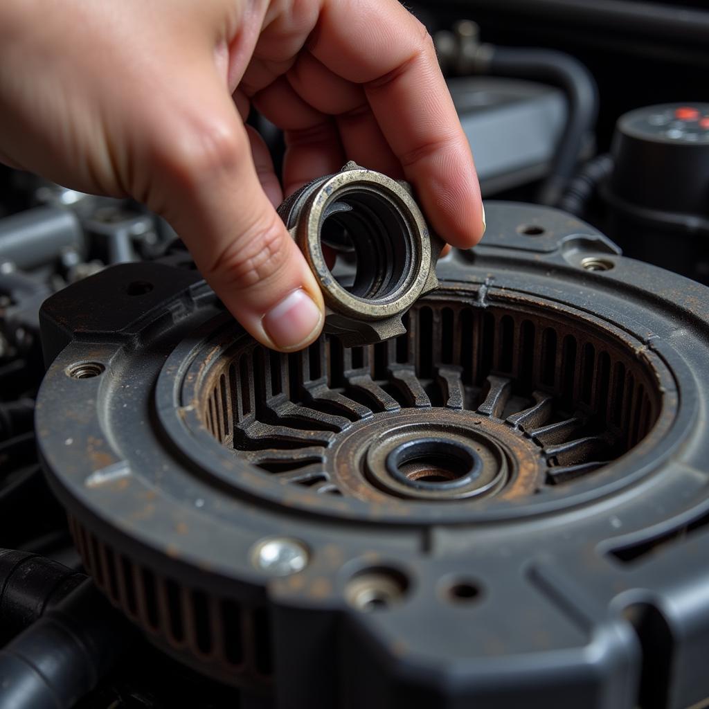 Inspecting a Clutch Fan