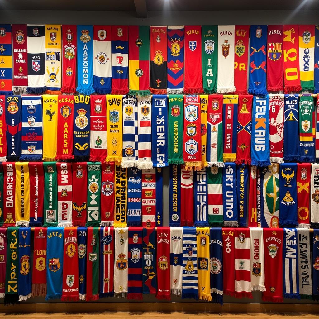 A Colorful Display of Soccer Fandom