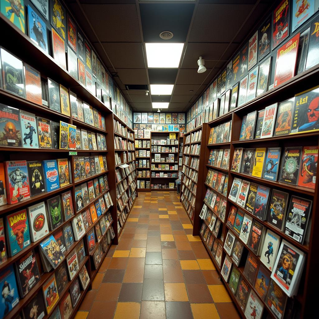 Comic Book Store Shelves