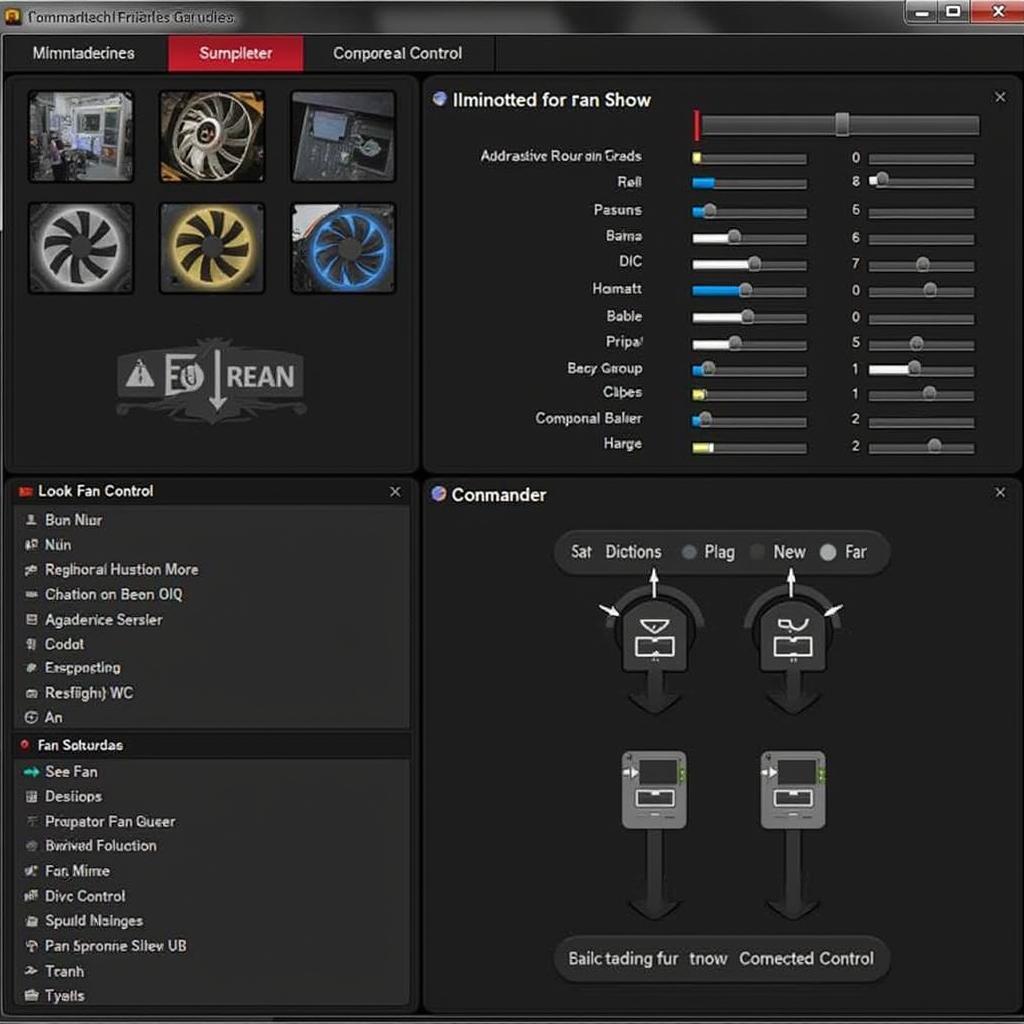 Commander Pro iCUE Software Interface