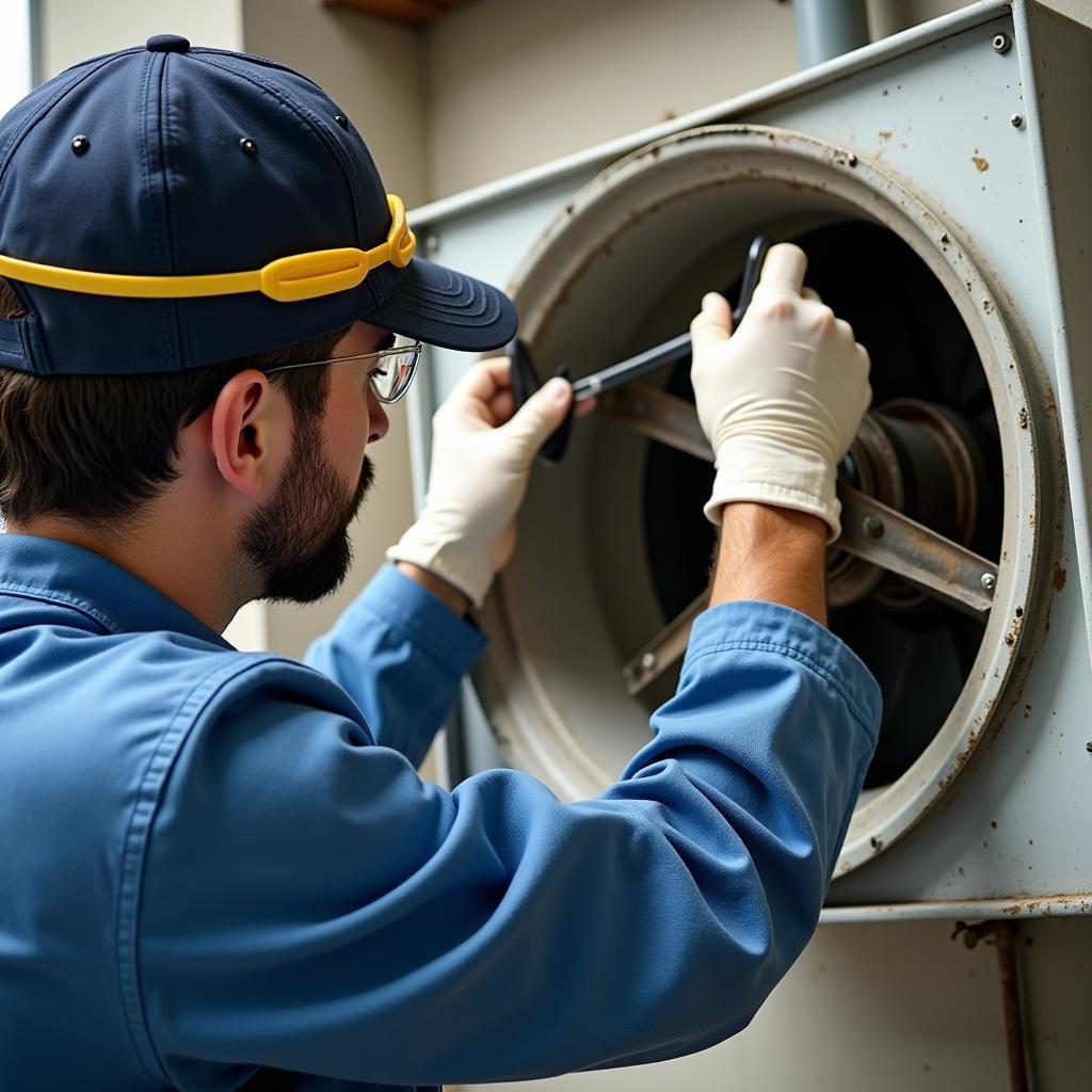 Commercial Exhaust Fan Cleaning