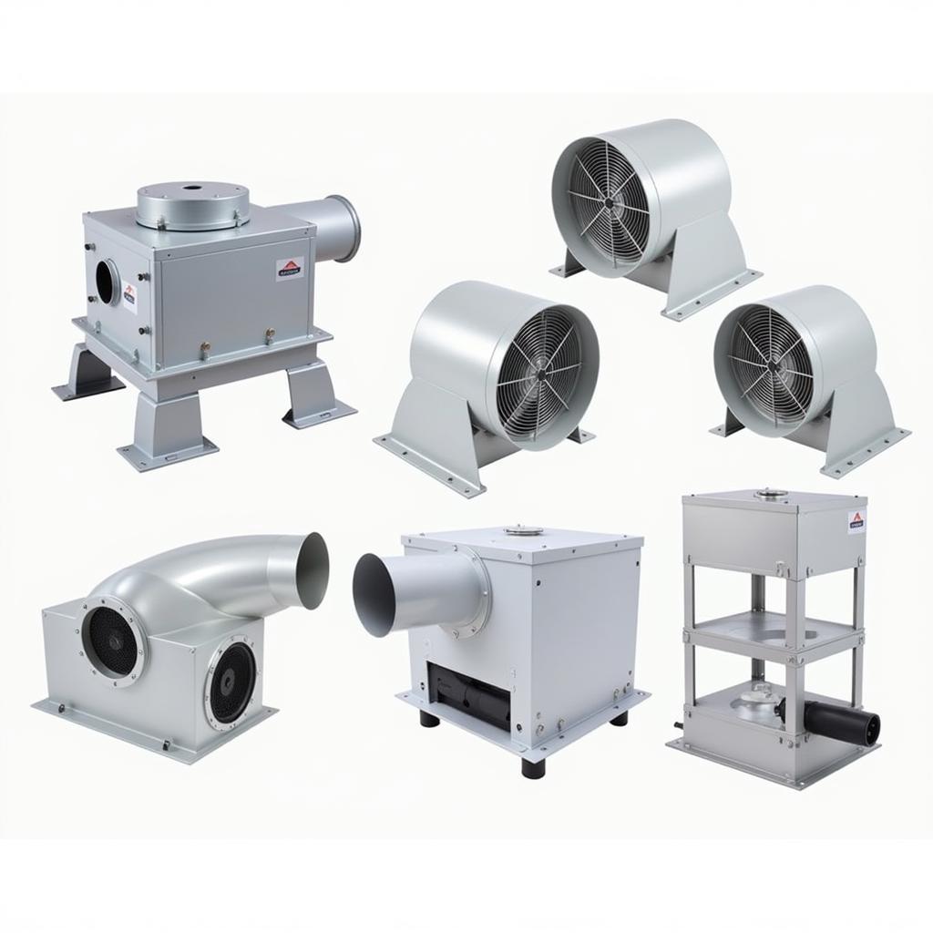 Different types of commercial misting fan systems