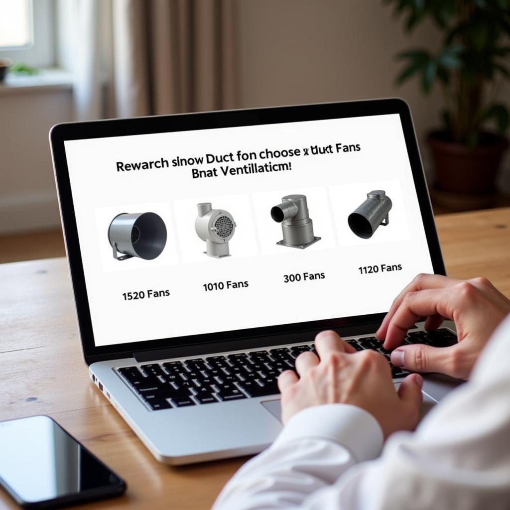 Comparing Duct Fan Models Online