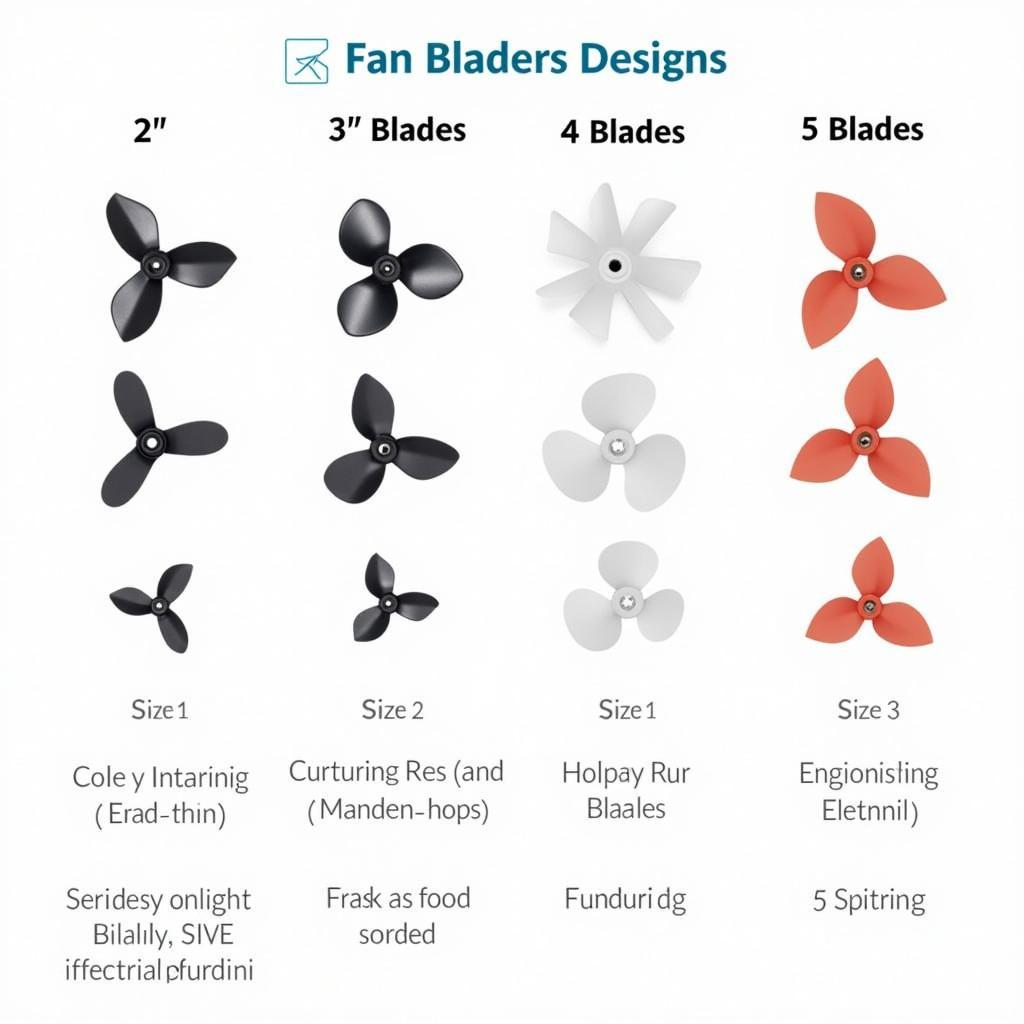 Comparison of Different Fan Blade Designs