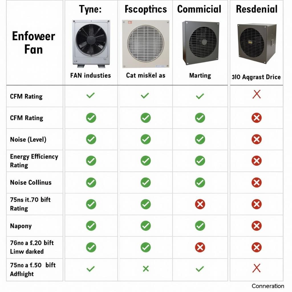 Comparison of High Temperature Fan Models Available in Wisconsin