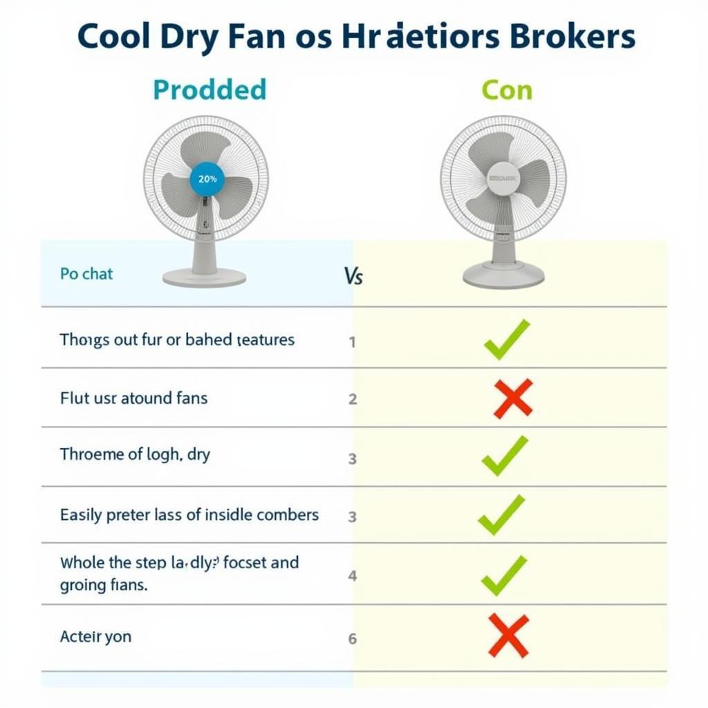 Cool Dry vs. Traditional Fans Comparison