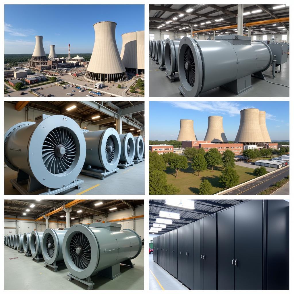 Industrial Applications of Composite Cooling Tower Fans