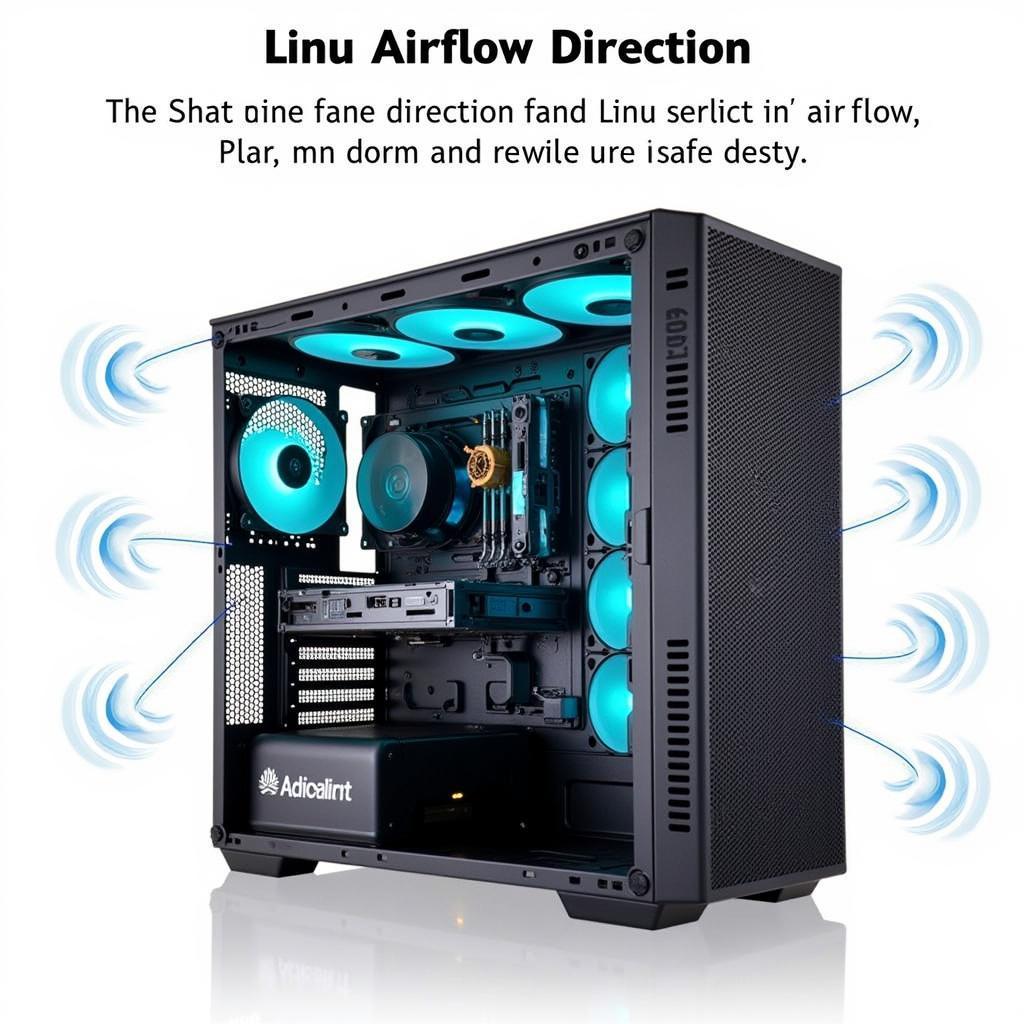 Computer Case with Multiple Fans