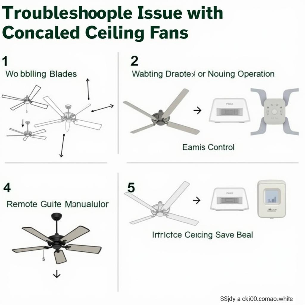 Concealed Ceiling Fan Troubleshooting Guide