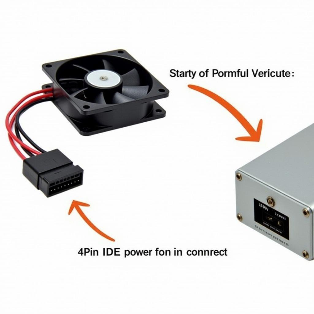 Connecting Fan with Adapter