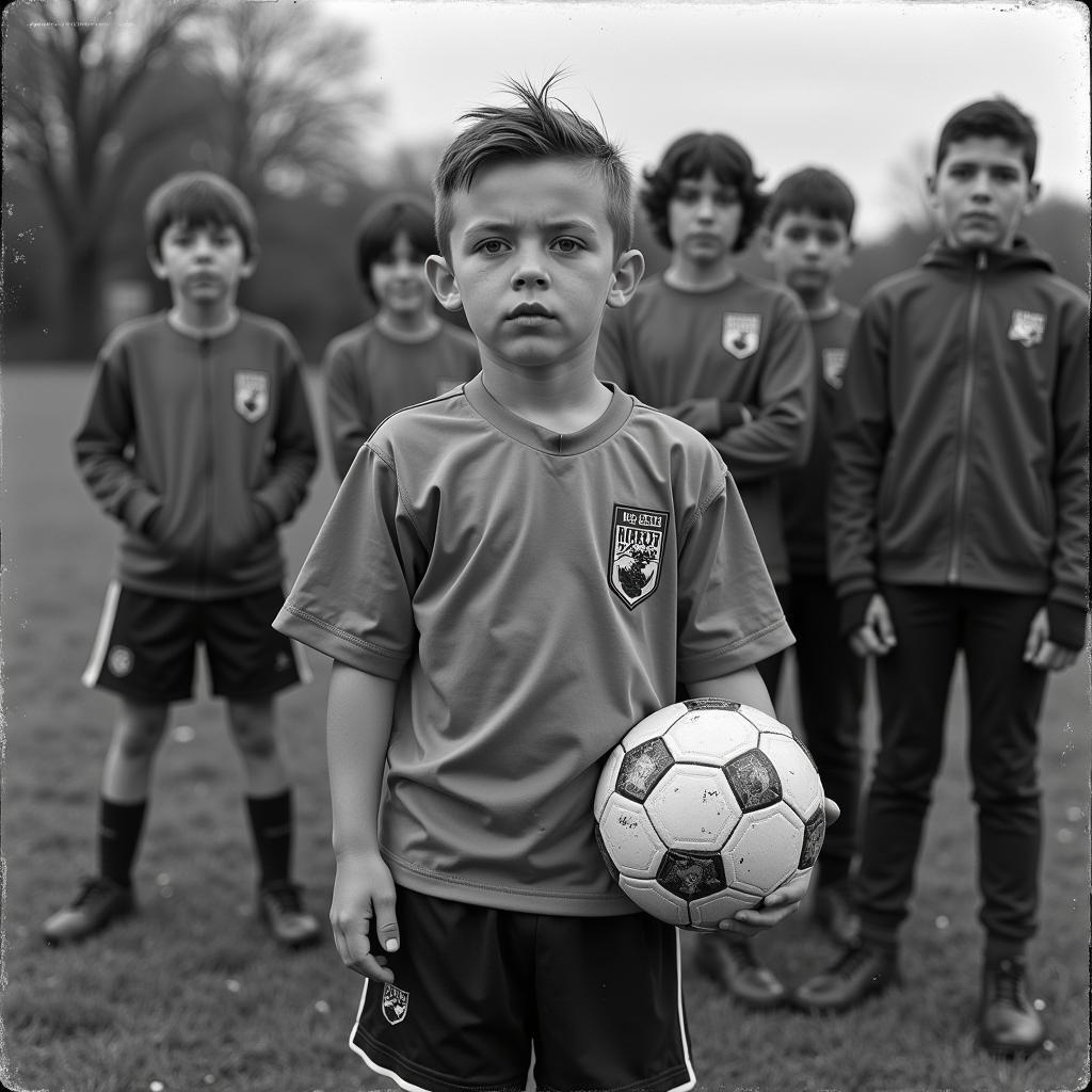 Conor McGregor playing football as a child