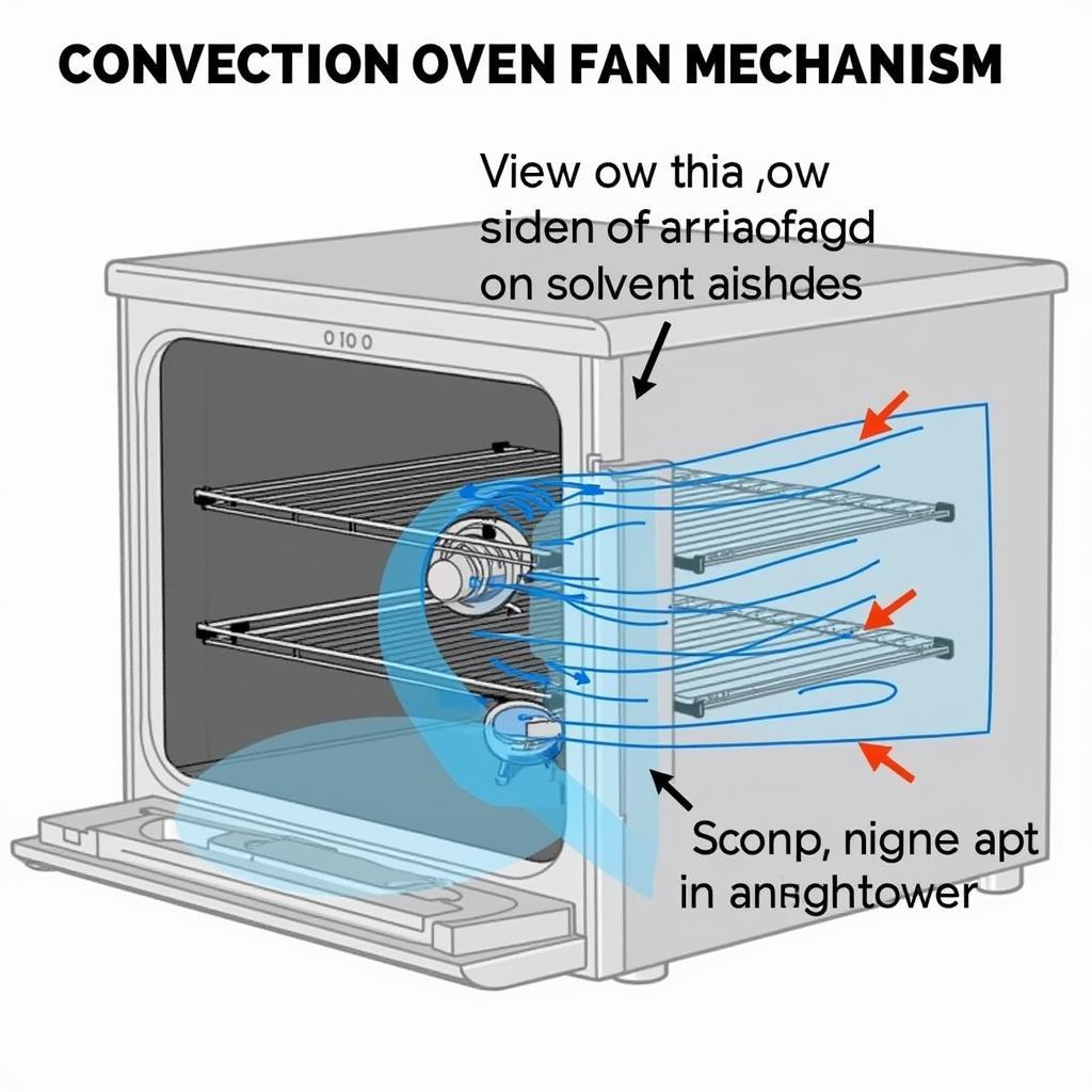 Convection Oven Fan Mechanism