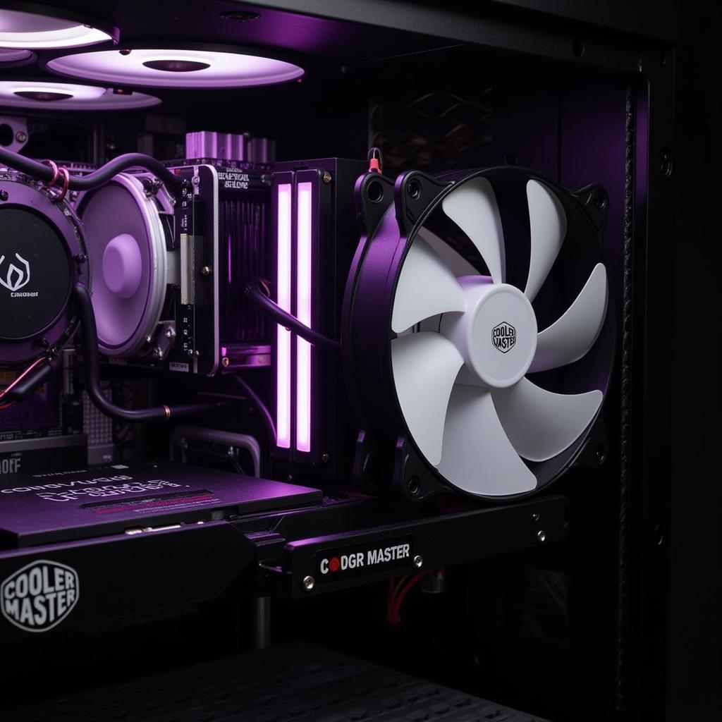 Cooler Master 120 Installed in a PC Case