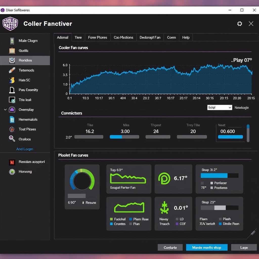 Controlling Fan Speeds with Cooler Master Software