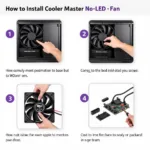 Installing a Cooler Master No-LED Fan