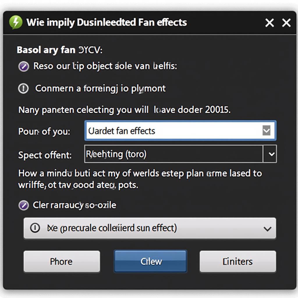 Applying Fan Effects in Cooler Master Software