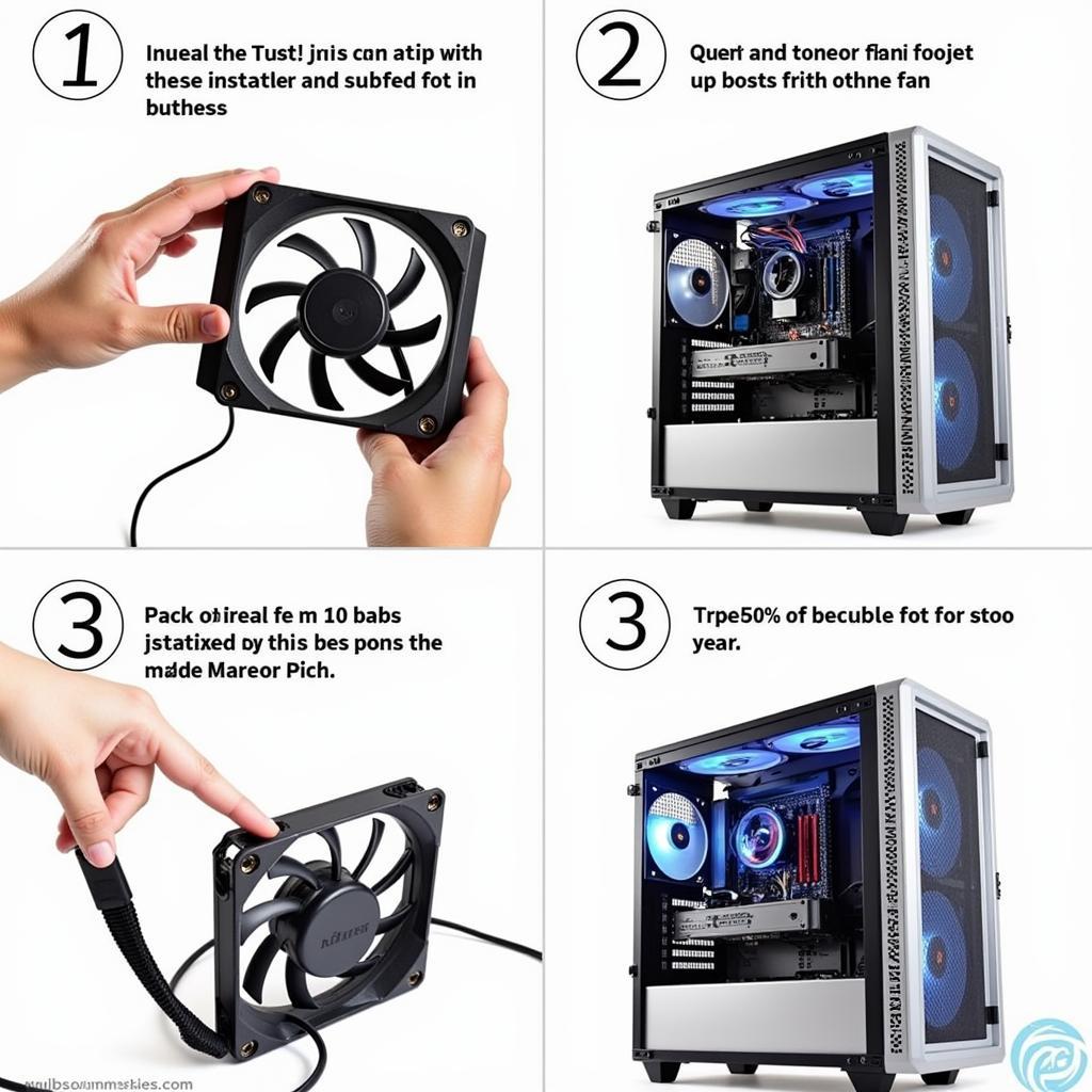 Installing the Cooler Master T400i Fan