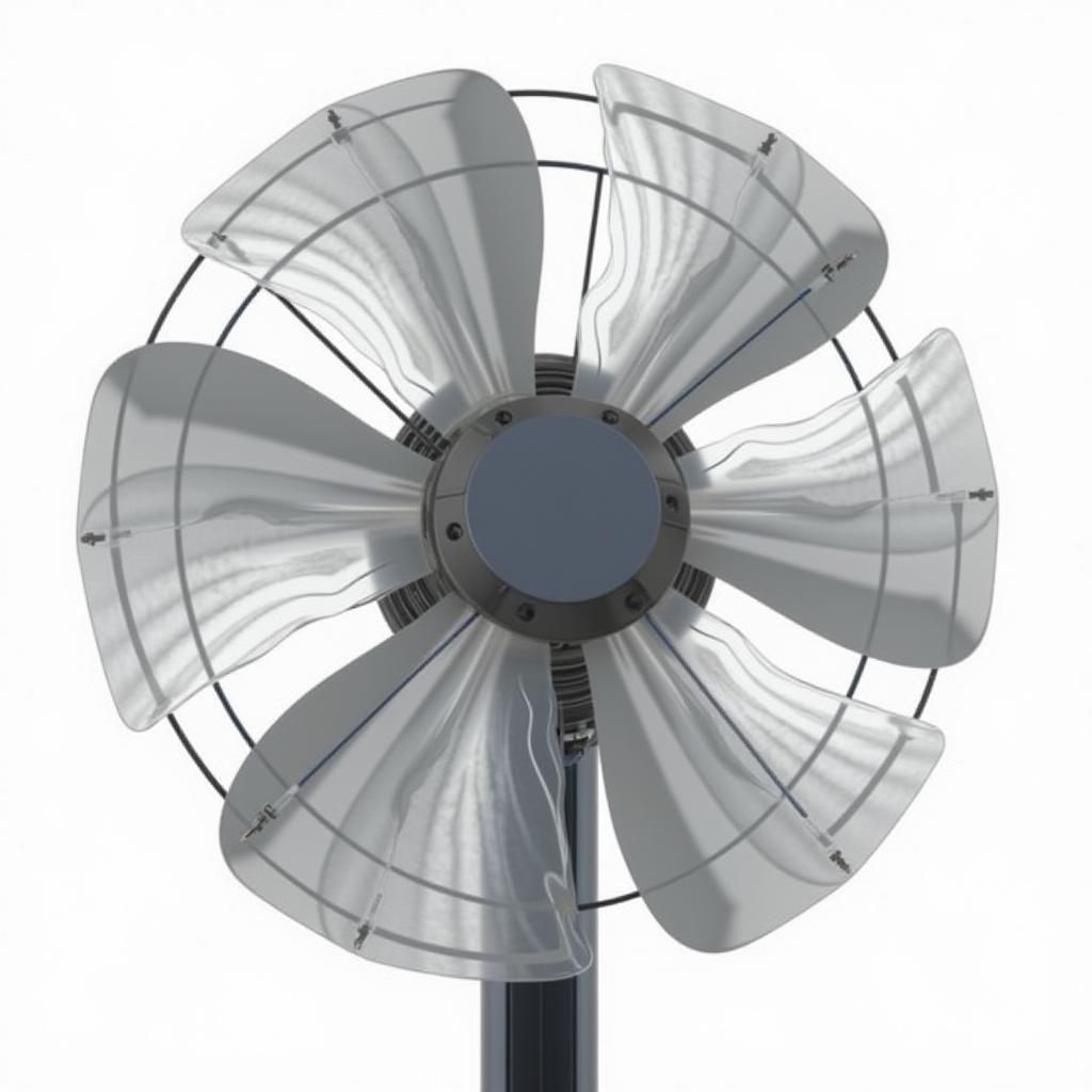 A quiet and efficient cooling fan