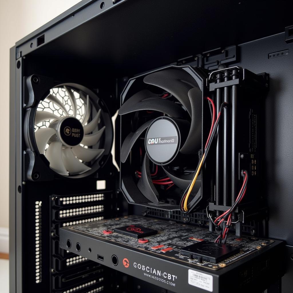 Coolman Fan Inside a PC Case