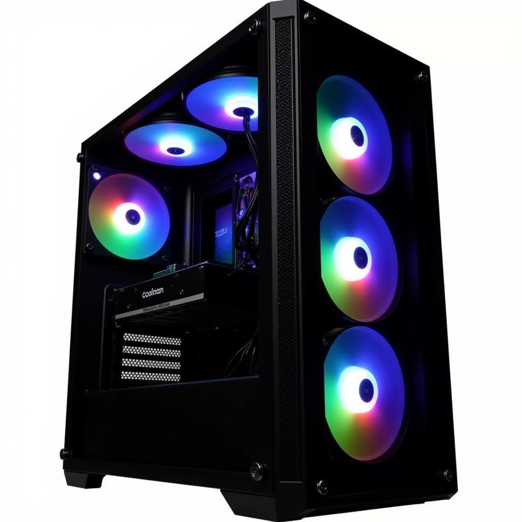 Coolman Sunshine Fan Case with RGB Lighting