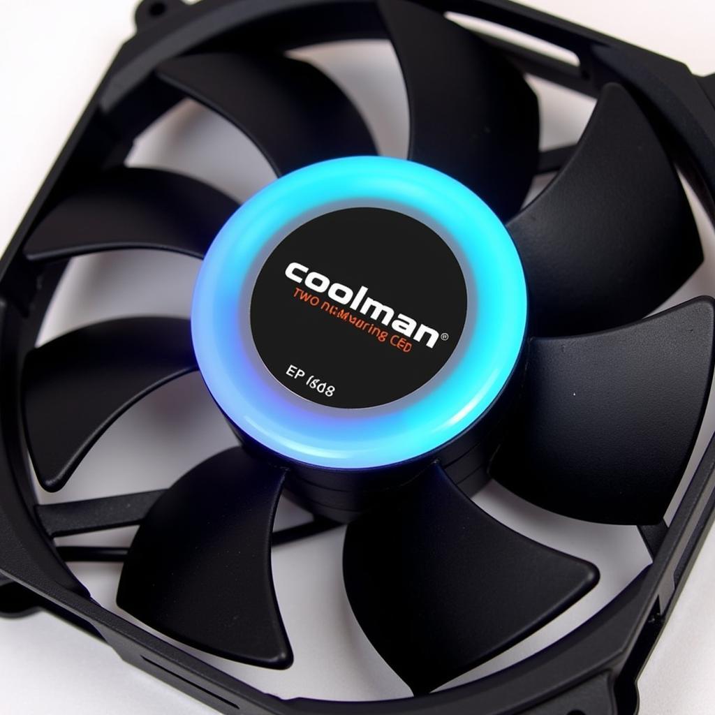 Coolman Sunshine RGB Fan Close-Up