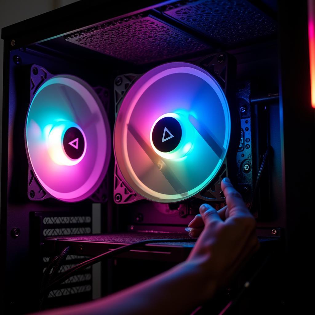 Coolman Sunshine RGB Fan Installation