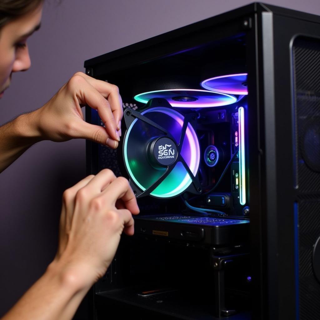 Coolman Sunshine RGB Fan Installation