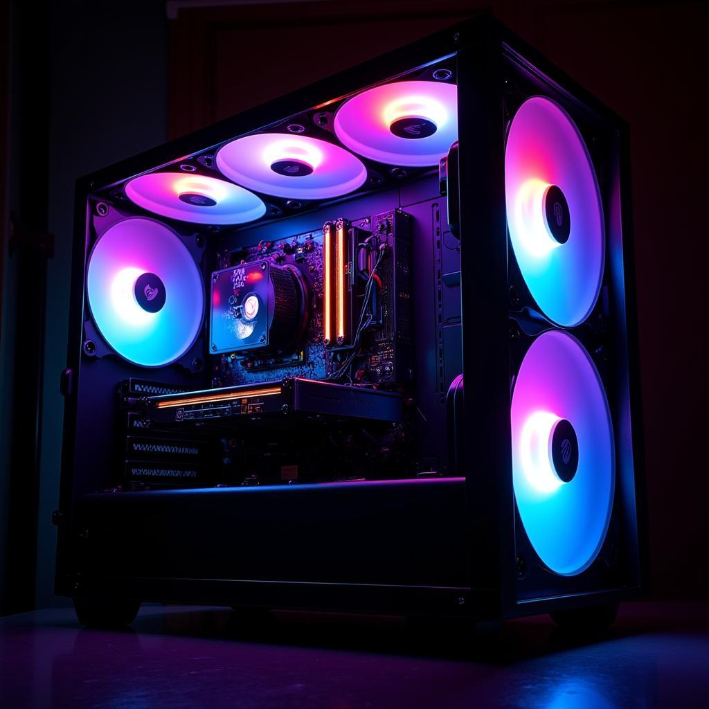 Coolman Sunshine RGB Fan Lighting Effects