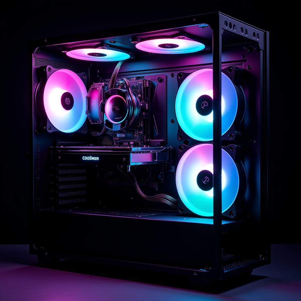 Coolman Sunshine RGB Fan Setup