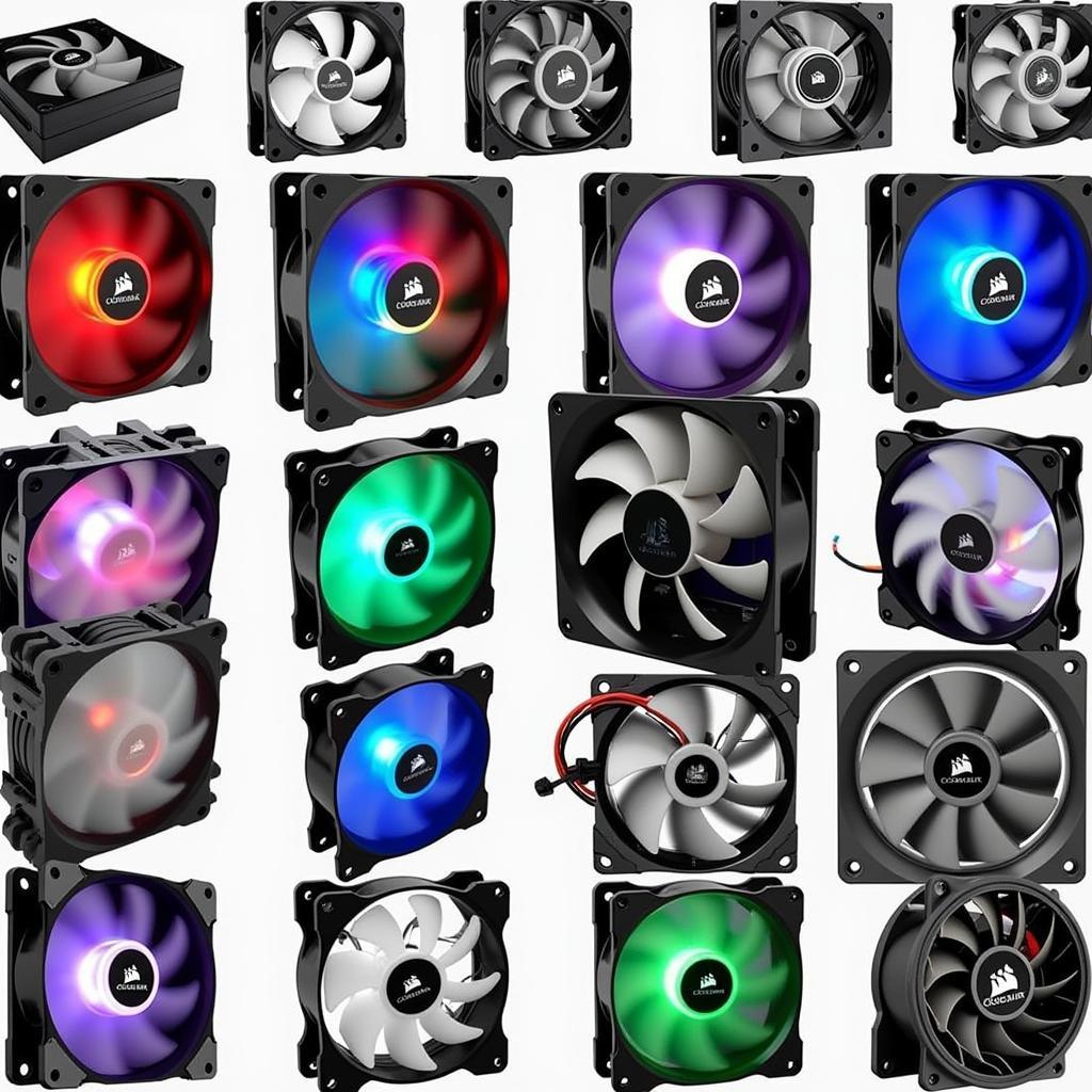 Corsair 120 LED Fan Range