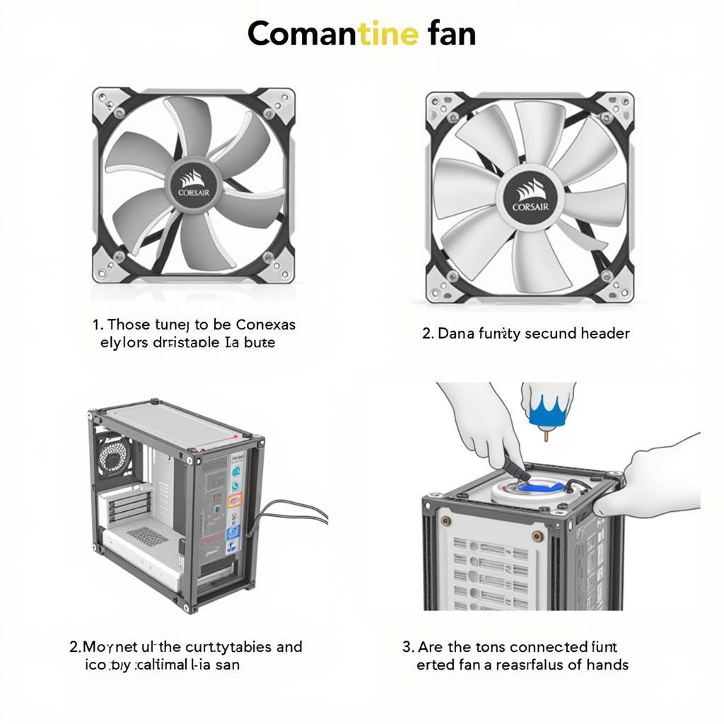 Corsair 120mm Fan Installation Guide