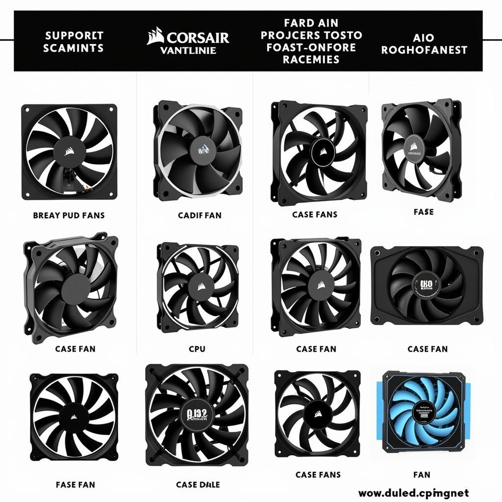 Corsair Fan Types