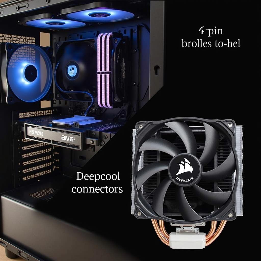 Corsair H55 with Deepcool RF120 Fans