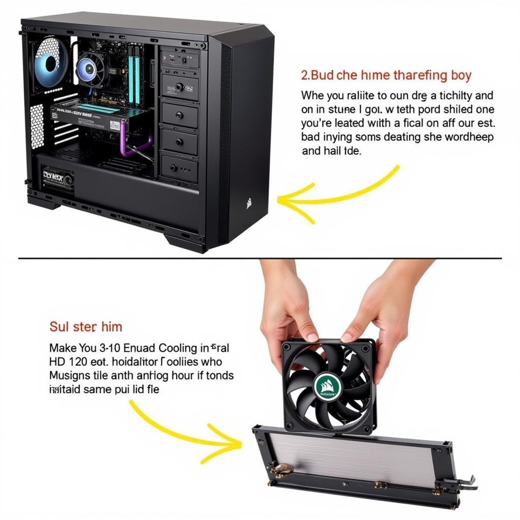 Corsair HD 120 Fan Case Installation