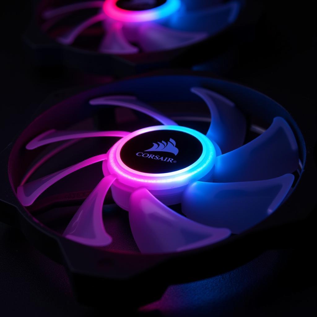 Corsair ML120 RGB Fan Three Pack Close-up