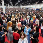 Cosplay Convention Crowd