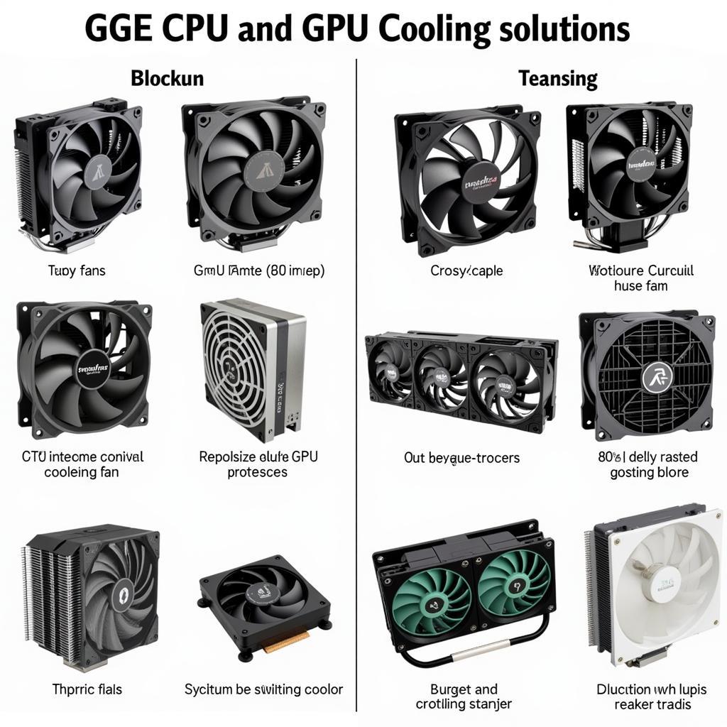 CPU and GPU Cooling Fan Options