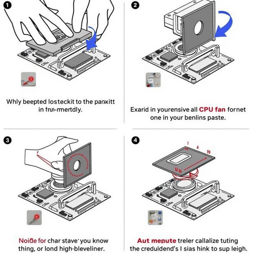 Installing a CPU Fan on an LGA 1151 Socket