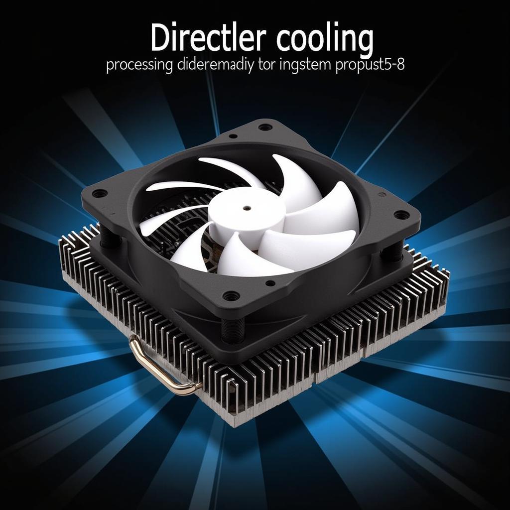 CPU Fan 25 on Heatsink