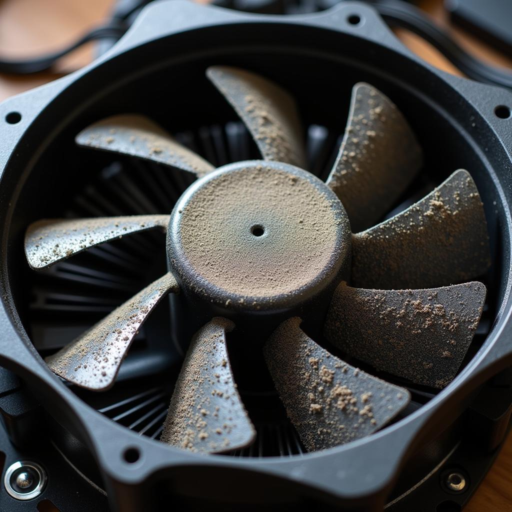 CPU Fan Covered in Dust