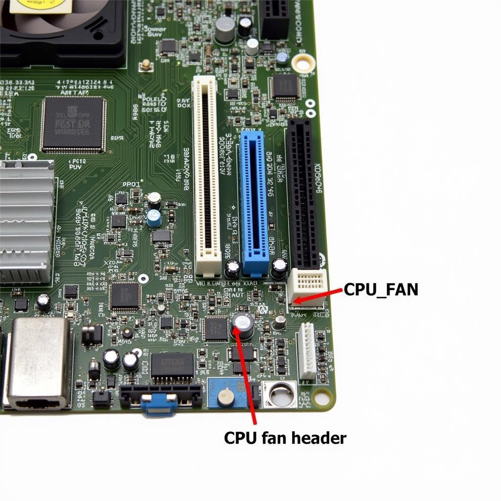 CPU fan header location on motherboard