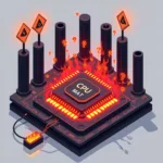 CPU Overheating Illustration