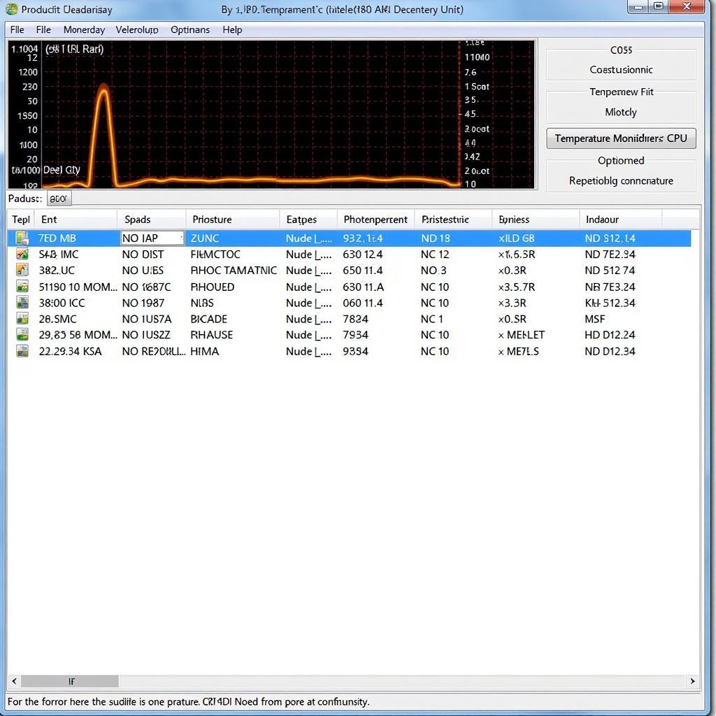 CPU Temperature Monitoring Software Screenshot