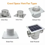 Different Types of Crawl Space Vent Fans