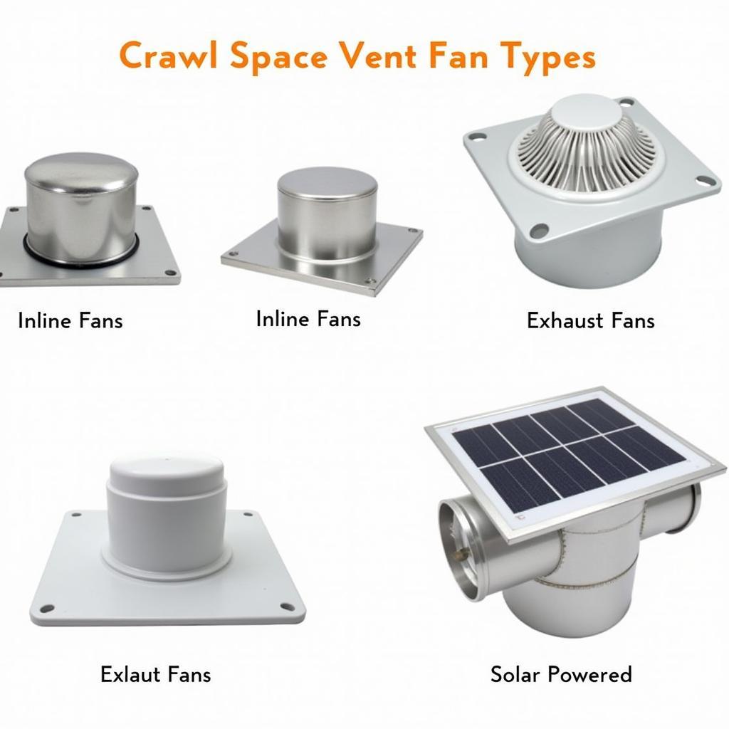 Different Types of Crawl Space Vent Fans